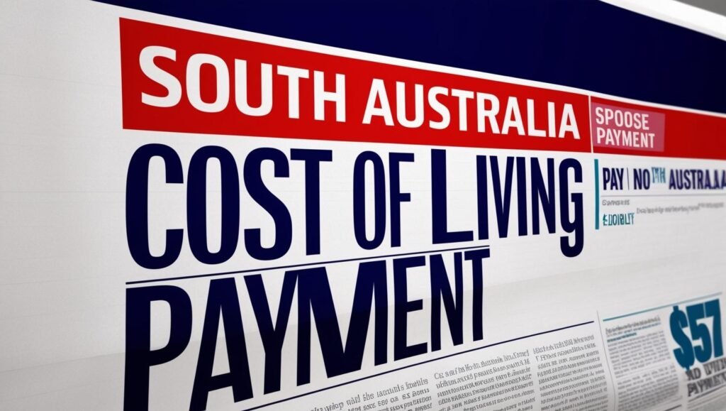 south australia cost of living payment