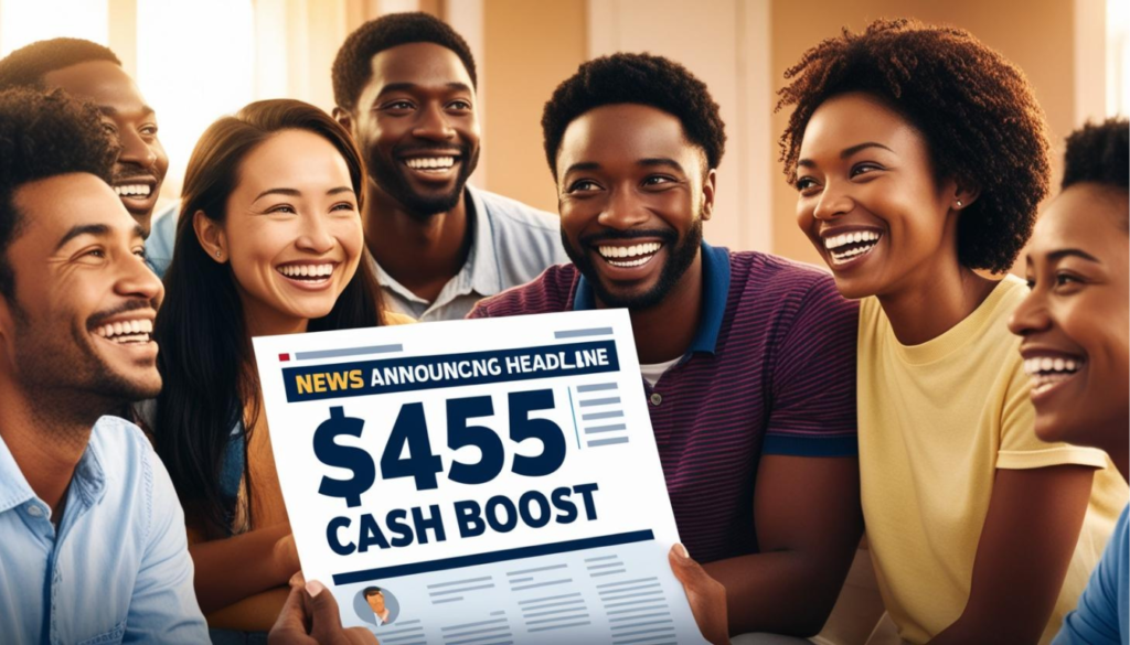 $455 cash boost