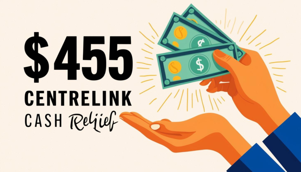 $455 Centrelink cash relief